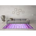 thumbnail image 3 of Ahgly Company Indoor Rectangle Abstract Purple Contemporary Area Rugs, 7' x 10', 3 of 4