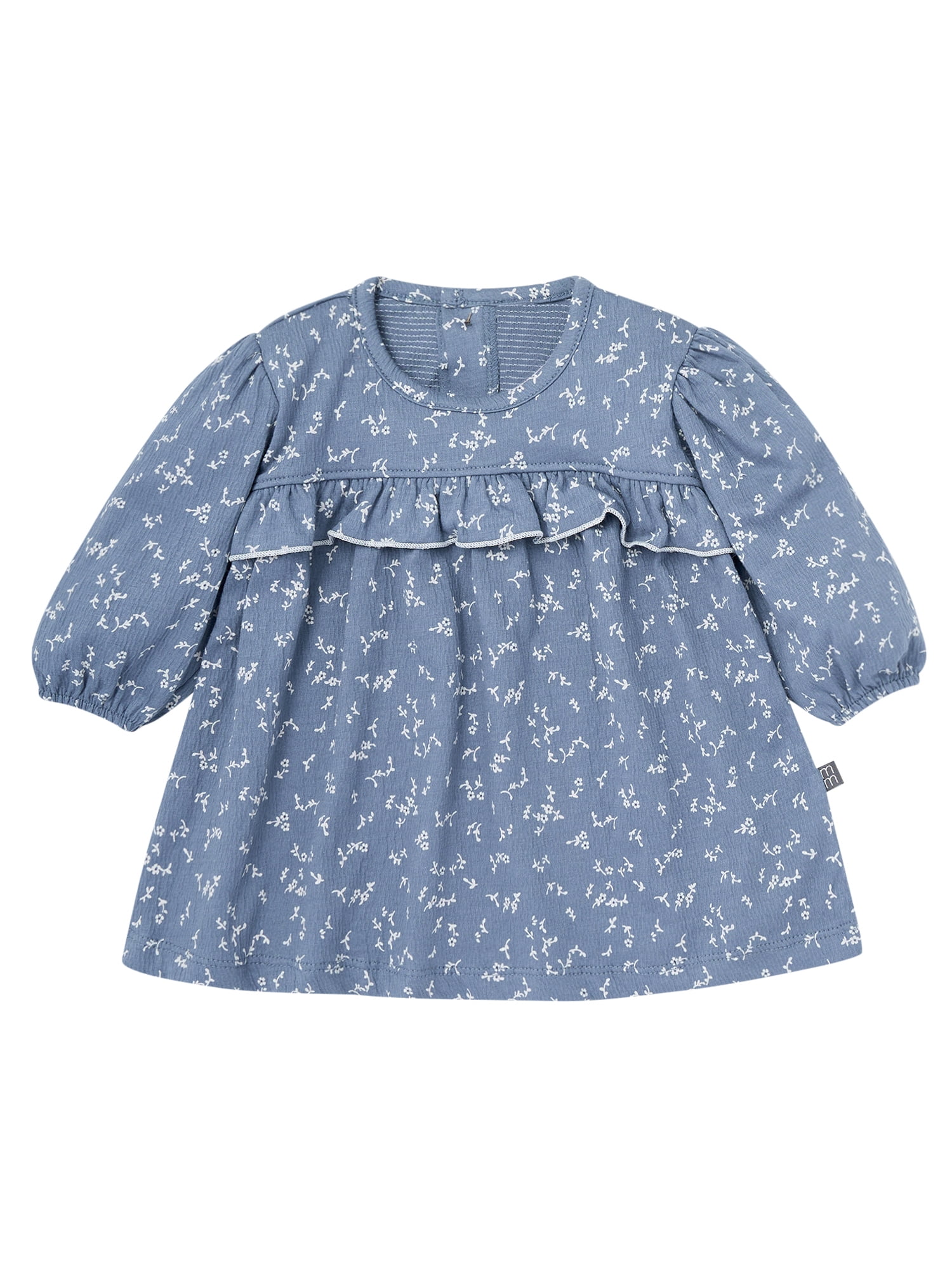 Modern Moments By Gerber Baby Girl Drop Shoulder Dress and Tights Outfit Set, 2-Piece, Sizes 0/3 Months - 24 Months