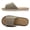 Brown, variant on Linen and Cloth Slippers Indoor House Slippers All Seasons Silent Slippers Unisex Green EU 40-41