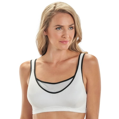 

Mesh Trim Leisure Bra One Color 40 M