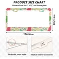 thumbnail image 2 of Polka Dot Christmas Tree License Plate Frame - 2 Pack Universal Stainless Steel License Plate Holder with Screws & Chrome Caps, 2 Holes Car License Plate Cover for US Vehicles Decorative, 2 of 7