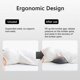 thumbnail image 3 of Almohada de apoyo lumbar con espuma viscoelástica, duradera, cómoda y suave, adecuada para la espalda de embarazadas (gris claro), 3 of 5