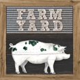 thumbnail image 2 of Metz, Andi 15x15 White Modern Wood Framed Museum Art Print Titled - Farmyard, 2 of 4