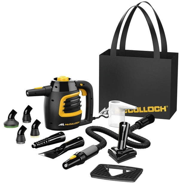 Limpiador a vapor portátil McCulloch MC1230 con juego de 11 piezas
