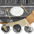thumbnail image 4 of Stretchable Boho Style Table Cover with Colorful Floral Pattern, Elastic Hem for Round Tables 52-56 Inches, Washable, 4 of 7