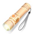 thumbnail image 1 of Bearachild Linterna LED recargable USB de largo alcance resistente al desgaste Mini linterna ajustable antorchas lámpara de mano bicicleta pesca Iluminación y accesorios Bearachild HA074366-01, 1 of 6