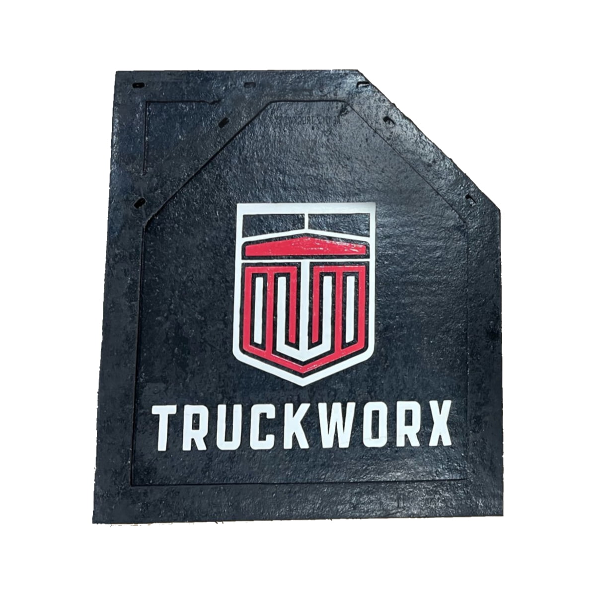 Truckworx 24" x 27" Angled Mud Flaps | 1/2" Thick - Set of 2
