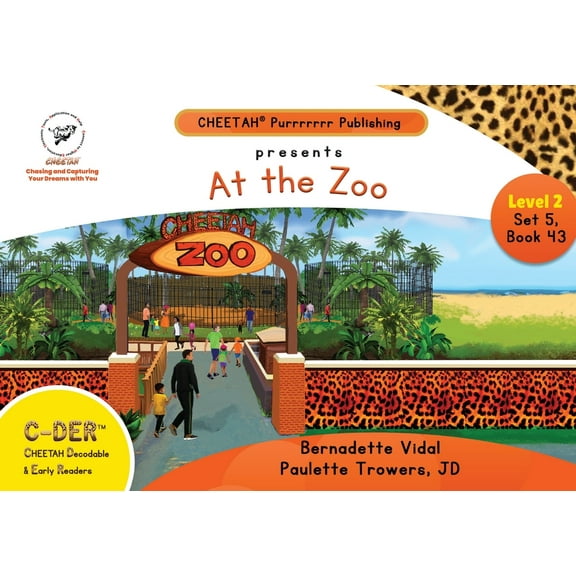 C-DER (Cheetah decodable & early readers) Set 5, book 43, At the Zoo, (Paperback)