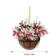 thumbnail image 3 of Adorno navideño de duende de Papá Noel pintado a mano: precioso adorno colgante de acrílico para árbol, ideal como regalo festivo para fiestas familiares., 3 of 3