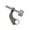 Antique Nickel, variant on Deltana HPS88U15A Hinge Mounted Pin Stop For Steel Hinge Antique Nickel