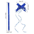 thumbnail image 2 of Uxcell 2 Inch Pull Bows Present Wrapping String Bows Ribbon Decorative Bow Tie Blue 40 Pack, 2 of 6
