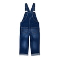 thumbnail image 3 of Wonder Nation Baby and Toddler Boy Denim Overalls, Sizes 12M-5T, 3 of 3