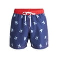 thumbnail image 5 of Way to Celebrate Men's & Big Men's Americana Swim Trunks, Sizes S-3XL, 5 of 5