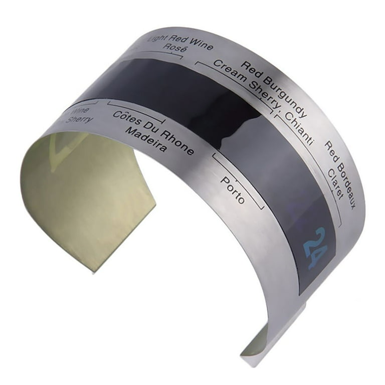 Dalx Stainless Steel LCD Electric Red Wine Digital Thermometer