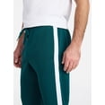 thumbnail image 4 of Athletic Works Men's and Big Men's Tricot Track Pants with Side Stripes, Sizes S-3XLT, 4 of 5