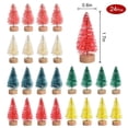 thumbnail image 2 of Árbol de Navidad VIOCIWUO Artificial Mini 1.7 pulgadas, 24 unidades con base, 2 of 9
