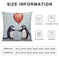 thumbnail image 5 of COMIO  Penguin Pillow Covers, Valentines Pillow Covers ,Couple Gifts,Love is Hanging Out Together Pillowcases,Couples Pillowcases,Gifts for Girlfriend,Penguin Gifts,Valentines Day Gifts, 5 of 5