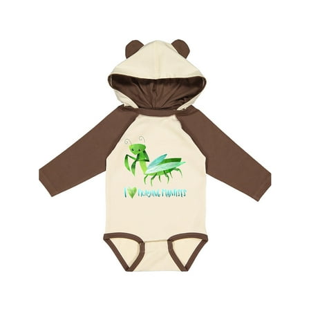 

Inktastic I Love Praying Mantises Gift Baby Boy or Baby Girl Long Sleeve Bodysuit
