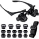thumbnail image 1 of Magnifying Glass with 2 LED Lights, 8 Detachable Lenses, Head Mounted Magnifier, Hands Free Magnifier for Repair, Watch (2.5X 4X 6X 8X 10X 15X 20X 25X, 1 of 5