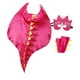 thumbnail image 4 of Disfraz de Dinosaurio de Peluche Macarena Rojo, 4 of 6