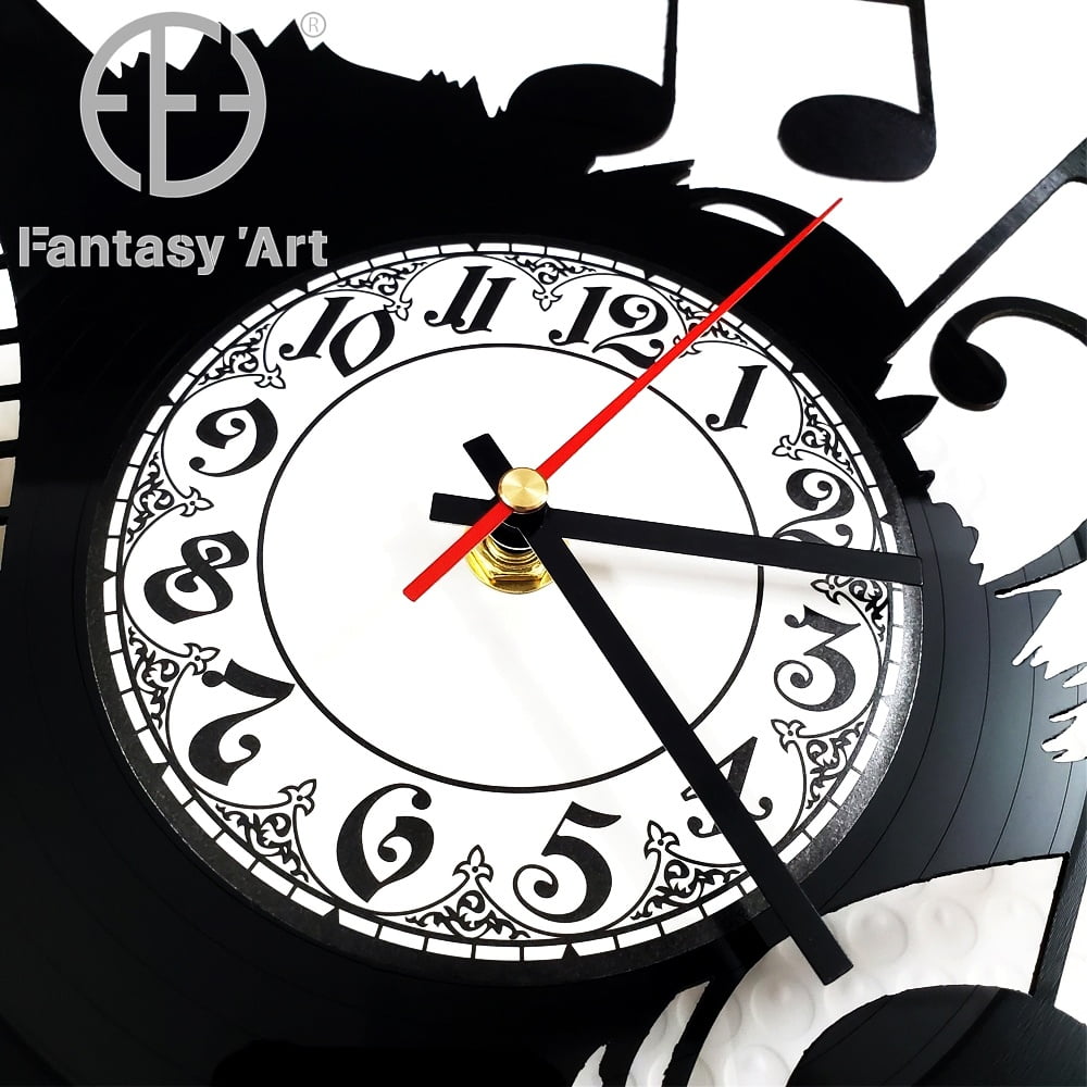 Track and Field Sport Vinyl Record Wall Clock, Cross Country Running Gift for Any Occasion, Track and Field Art