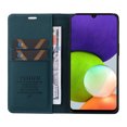 thumbnail image 6 of Decase Samsung Galaxy A22 5G Wallet Case, Premium Leather Kickstand Durable Magnetic Clase Folio with Credit Card Holder Slots Shockproof Cover For Samsung Galaxy A22 5G, Blue, 6 of 10