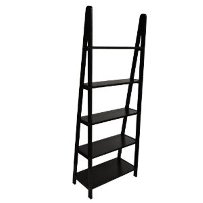 5 shelf ladder bookcase Espresso