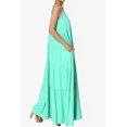 thumbnail image 4 of TheMogan Robe Longue Maxi à Volants Superposés Col en V pour Femmes avec Poche Décontractée, 4 of 6
