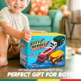 thumbnail image 7 of VROOMIX 3-Pack Emergency Vehicle Toy Set – Friction Powered Garbage Truck, Fire Truck, and Construction Vehicle with Lights and Sounds – Educational Toy Set for Boys, Xmas Ideal Gift for Kids, 7 of 7