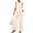 Beige, variant on PRETTYGARDEN Women's Two Piece Matching Lounge Sets Asymmetrical Split Tank Tops Wide Leg Pants Summer Outfits Tracksuit