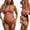 #01 Coffee, variant on Maternity Cutout One Piece Swimsuit Crisscross Bathing Suit High Waisted Pregnancy Swimwear #01 Coffee, Size S