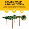 thumbnail image 4 of St. Patrick's Day Table Cloths for 3 Foot Rectangle Tables, Shamrocks Green Boots Bools Farm Plaid Patio Waterproof Elastic Fitted Tablecloths, Washable Rectangular Table Cover for Camping, 4 of 8