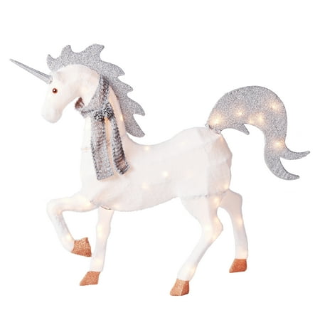 Holiday Time Chenille Unicorn, 52"