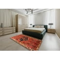 thumbnail image 4 of Ahgly Company Indoor Square Traditional Red Persian Area Rugs, 3' Square, 4 of 6