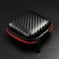 thumbnail image 4 of Necvior Water Resistant Carbon Fiber Travel Pouch Zippers Bag Square Headsets Storage Case for Electronics Accessories, 4 of 8