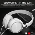 thumbnail image 4 of New Wired Headphones Over Ear Headsets Bass HiFi Sound Music Stereo Earphone, 4 of 9