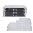 thumbnail image 4 of Cosmetic Storage Drawers, Durable Makeup Organizer Transparent  For Bathroom Counter  For Women For Easy Visibility, 4 of 8