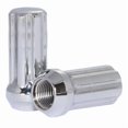 thumbnail image 1 of Coyote Wheel Accessories Écrou de Roue 331167 9/16 Pouce x 18 Filetages; Conique à 60 Degrés; Gland; Longueur hors-Sol 1.90 Pouce; Chromé; Argent; Acier au Carbone; Boîte de 25, 1 of 7