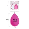 thumbnail image 7 of 2pc Dual-Sided Beauty Puff with Carrying Case & Matching Mirror for Flawless Application | Professional Beauty Blenders For Flawless Makeup Application, Pink Makeup Sponge w/Holder, 7 of 7
