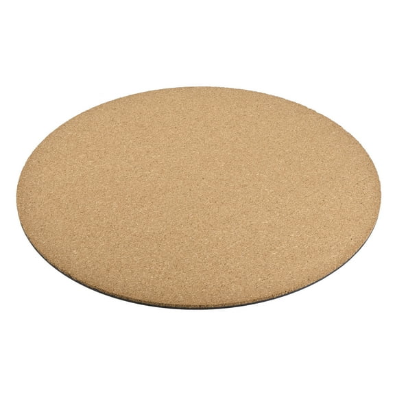 Uxcell Round Plastic Cork Plant Mat for Home Garden Pot Yellow 12"