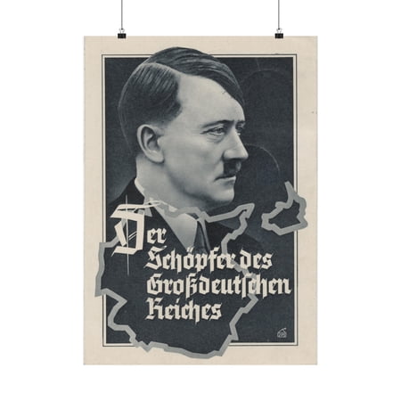 German WW2 Propaganda Poster Adolf Hitler Portrait Creator German Empire