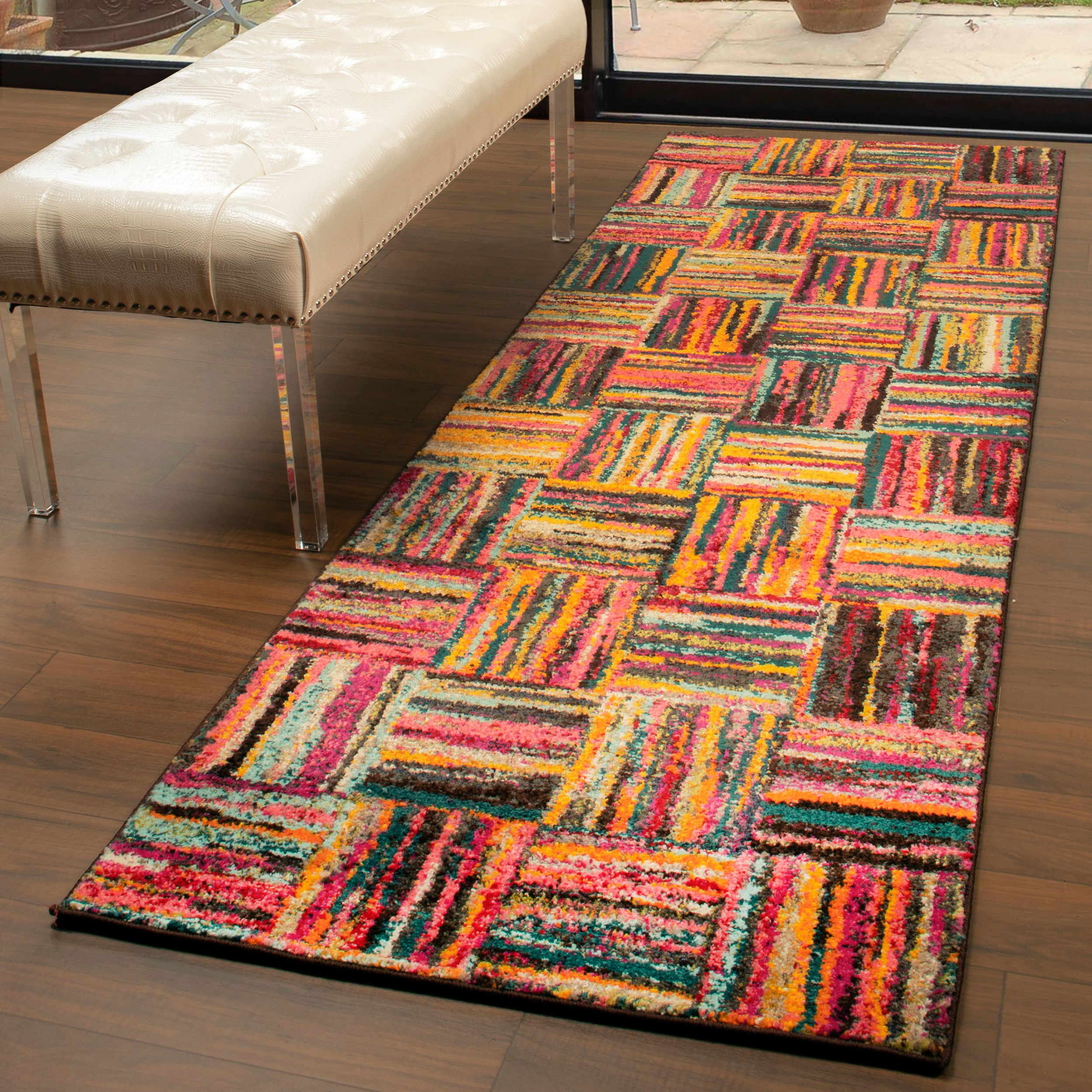 Superior 8mm Pile Height, Durable, Fashionable Twila Area Rug, 2'7" x 8