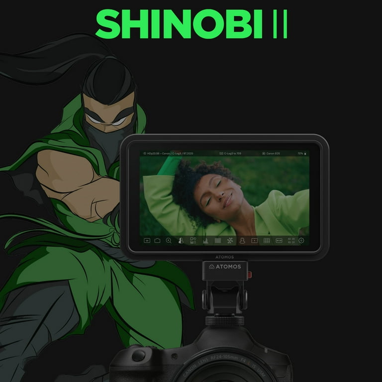 Atomos Shinobi II HDMI 4K Monitor with HDR Touchscreen Bundle with