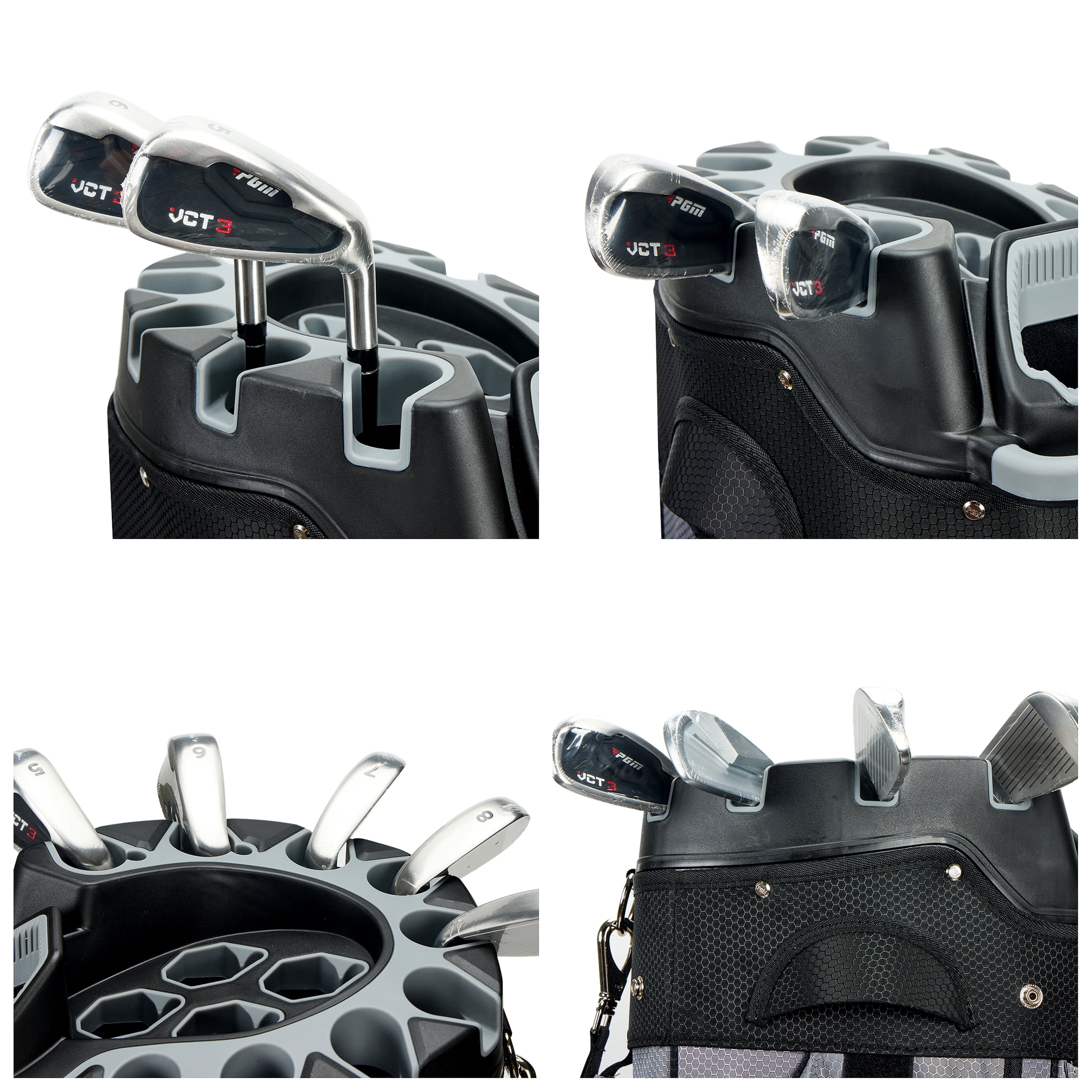 PGM Golf Cart Bag 14 Way Organizer Divider Silent Top Waterproof Bag/Blue