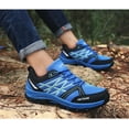 thumbnail image 4 of Men's Fashion Casual Mesh Breathable Shoes Non-slip Thick Bottom Outdoor Leisure Hiking Sports Shoes, 4 of 8