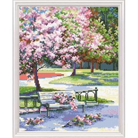 UPC: 4743348402957 | Spring in the park M486 Counted Cross Stitch Kit