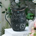 thumbnail image 3 of Bigfortune Vinatge Flower Vase for Table Decor,Rustic Metal Pitcher Milk Jug Vase - Farmhouse Vase Home Decor, Perfect for Fresh/Dried Flowers, 3 of 6