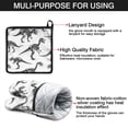 thumbnail image 7 of Cute Dinosaur Pattern Kitchen Oven Mitt and Pot Holder Sets 4 Pcs for Baking, Cooking and Grilling, Heat Resistant Up To 392 °F, 7 of 7
