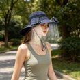 thumbnail image 5 of Kugisaki Sun Hat with Fans Solar Power Fan Wide Brim Sun Hat Fishing Essentials for Hiking Beach Summer Outdoor, 5 of 7