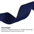 thumbnail image 3 of Unique Bargains Heavyweight Polypropylene Webbing Strap 1' 25 Yards Blue Strapping Band for Outdoor, 3 of 5